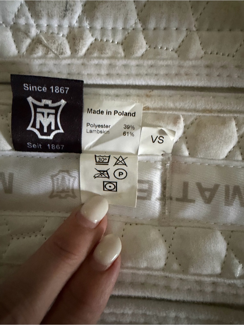 Mattes Sheepskin-Trim Saddle Pad - Picture 3 of 5